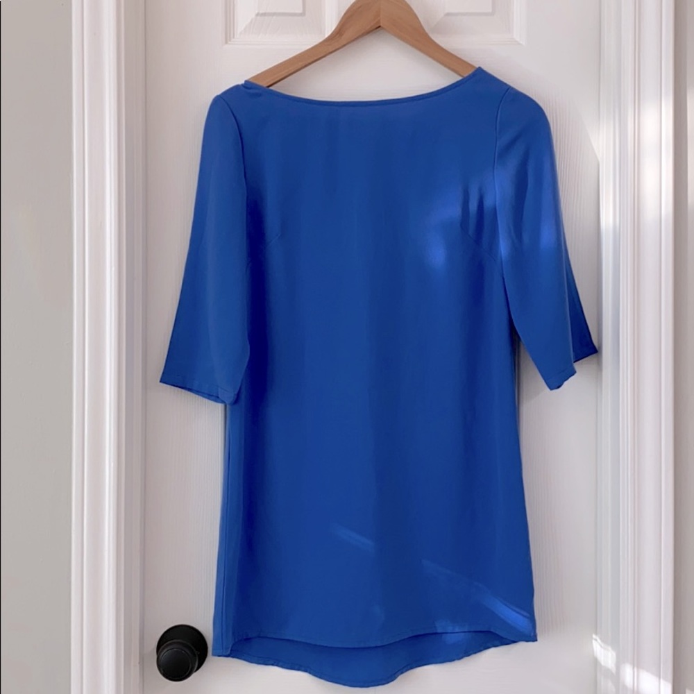 Leith blue shift dress